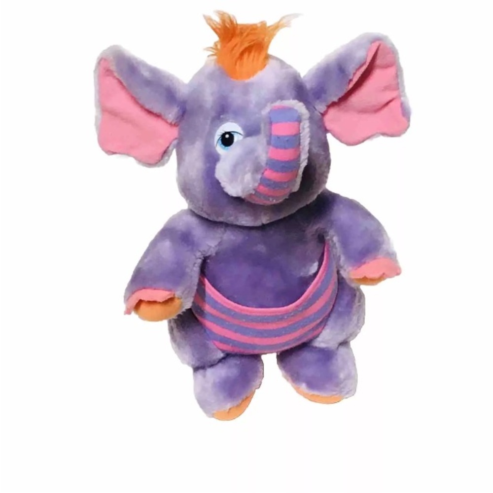 SOLD OUT —— WUZZLES ELEROO Elephant Kangaroo 12” Hasbro Softies Plush VTG 1984